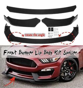  Ford Mustang freon trip aero splitter body kit spoiler black 1999-2019y custom bumper 