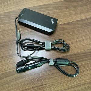 　★全国送料無料★ ジャンク Lenovo ThinkPad AC/DC Combo Adapter 90W 40Y7649 シガーライターケーブル付属 X61 X60 レノボ ACアダプター