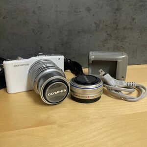OLYMPUS PEN Mini E-PM1 M.ZUIKO DIGITAL【17mm 1:2.8 14-42mm 1:3.5-5.6】オリンパス カメラ 