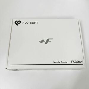 未使用 富士ソフト+F FS040W モバイルルーター SIMフリー LTE ③