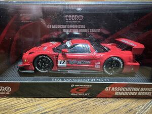 エブロ 1/43 Real NSX Super GT GT500 2007 金石勝智　金石年弘 ホンダ スーパーGT EBBRO