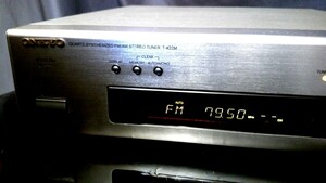 ONKYO T-422M オンキヨー 高感度高音質チューナー♪除菌クリーニング品♪ワイドFM対応