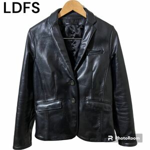 【美品・定価18万】 LDFS TOKYO 最高級 本革 牛革 2Bレザー テーラードジャケット オーダメイドジャケット 