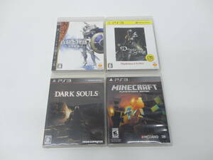 ゲーム祭 プレイステーション ソフト おまとめ 白騎士物語 DARK SOULS マインクラフト マイクラ 中古品 動作未確認 自宅保管品