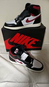 ★Nike Air Jordan 1 HIGH★BLACK/GYM RED/WHITE/SAIL★28.5cm★555088 061★希少デッドストック