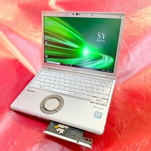 外装難 ハイスペック Letsnote CF-SV8SFKVS Core i7-8665U 1TB メモリ16GB 12.1WUXGA Win10 Webカメラ 無線Lan DVD-R SK2401-0G