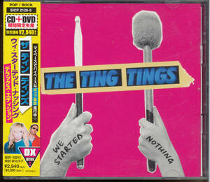 ザ・ティン・ティンズ/The Ting Tings/We Started Nothing/ウィ・スターテッド・ナッシング★CD+DVD★日本盤★