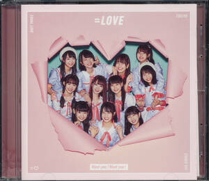 イコールラブ=LOVE/Want you! Want you!(TYPE-C)(通常盤) 大谷映美里/大場花菜/音嶋莉沙/齋藤樹愛羅/齊藤なぎさ諸橋沙夏/山本杏奈/野口衣織