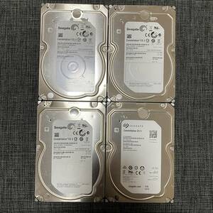 【注意判定】SEAGATE 3.5 S-ATA(SATA) 1TB×4 (合計4TB）ハードディスク HD