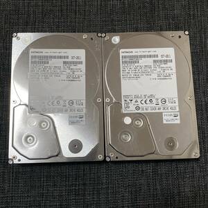 2台セット【正常/動作確認済】HITACHI HDS723020BLA642 3.5 S-ATA(SATA) 2TB（2000GB）×2 計4TB ハードディスク HDD 