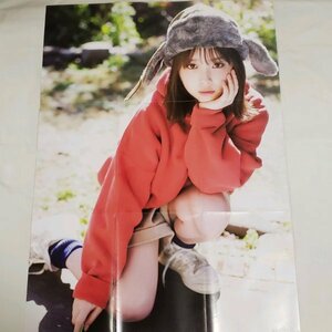 DK173 与田祐希（乃木坂46）◆ポスター 両面 雑誌付録