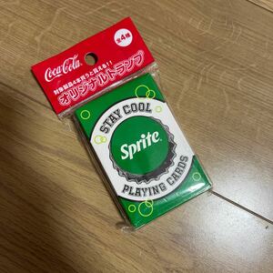 【コカコーラ オリジナルトランプ　スプライト】《新品》