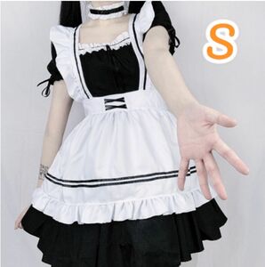 新品未使用品　メイド服コスチューム　６点セット　Sサイズ　コスプレ　