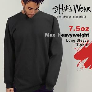 新品 SHAKA WEAR マックスヘヴィー ウェイト Tシャツ シャカウェア 7.5 OZ MAX HEAVYWEIGHT 黒 BLACK