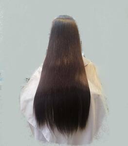上質髪束　20代前半女性　40cm/72g(ゴム、袋込み)
