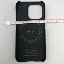 【美品】PITAKA iPhone 15 Pro 用 ケース StarPeak MagSafe対応 MagEZ Case 4/Y14270-X2_画像9