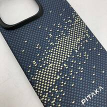 【美品】PITAKA iPhone 15 Pro 用 ケース StarPeak MagSafe対応 MagEZ Case 4/Y14270-X2_画像5