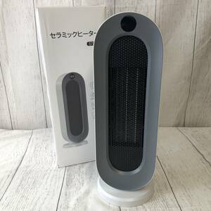 【通電確認済】セラミックヒーター セラミックファンヒーター 暖房器具 省エネ 電気 ファンヒーター 首振り/Y14454-U3