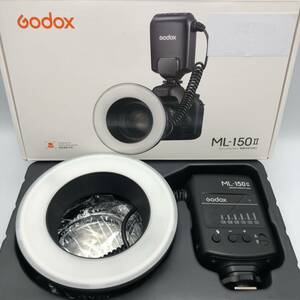 【通電確認済】Godox ML-150II マクロ LED リング フラッシュ スピードライト/Y15117-D1