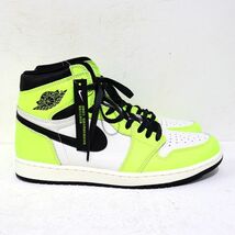 NIKE (ナイキ) AIR JORDAN 1 RETRO HIGH “Volt/Visionaire” / エアジョーダン1 レトロハイ ボルト 555088-702 未使用品 29cm / S00640_画像4