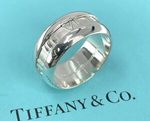 ★美品★ TIFFANY & Co. ティファニィー アトラス 銀製リング シルバー925 15号