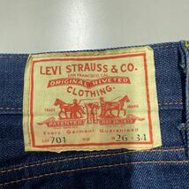 LEVIS VINTAGE CLOTHING リーバイスヴィンテージクロージング レディース デニム パンツ ジーンズ W26 セルビッジ 赤耳 701 モンローデニム_画像5