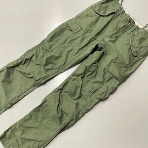 キャップ カーゴパンツ ミリタリー ワークパンツ 29インチ メンズ ボトム GAP カーキ khaki