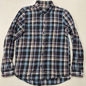 LUKER BY NEIGHBORHOOD ネイバーフッド ネルシャツ 長袖シャツ Mサイズ メンズ medium ボタンダウンシャツ チェック 日本製 MADE IN JAPAN