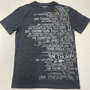 JIMTHOMPSON ジムトンプソン メンズ 男性 Tシャツ 半袖 トップス Lサイズ ブラック 黒 スリムフィット SLIM FIT 未使用