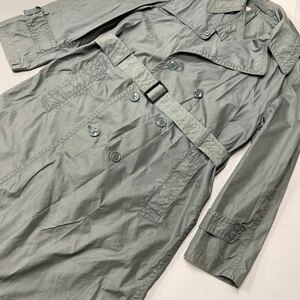 ミリタリーコート アウター メンズ 38Sサイズ カーキ khaki ジャケット ロングコート 古着 トレンチコート モッズコート