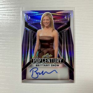 2023 Leaf Pop Century Brittany Snow auto 20枚限定