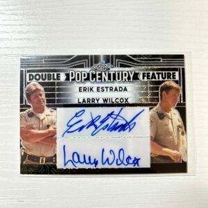 2023 Leaf Pop Century Erik Estrada Larry Wilcox auto 5枚限定　ラストナンバー