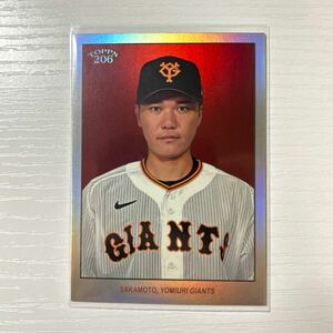 2023 Topps 206 NPB 坂本勇人　silver foil 99枚限定