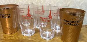 ☆７個セット☆　メーカーズマーク　オリジナルタンブラー　MaKer's Mark