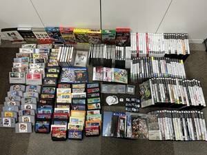 (3563-10451)ゲームソフト　大量　200点以上　おまとめ　ファミコン/スーパーファミコン/メガドライブ/PS2/DS/Wii/他　【ジャンク】