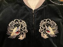 テーラー東洋　港商　souvenir jacket 別珍　スペシャル　スカジャン　white eagle x roaring tiger M tt14482 訳アリ_画像4