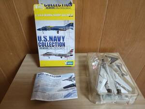 F-toys U.S. NAVY 艦載機コレクション 01 F-14A トムキャット a.第1戦闘飛行隊 空母エンタープライズ搭載 1973年 新品 1/144 フィギュア