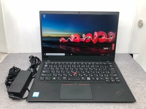 【Lenovo】ThinkPad X1 Carbon 6th 20KGS6B800 Corei7-8550U 16GB SSD512GB NVMe WEBカメラ Windows10Pro 14inch フルHD 中古ノートPC