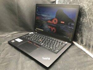 ジャンク【Lenovo】ThinkPad X395 Ryzen 5 PRO 3500U 8GB SSD256GB NVMe WI-FI Windows10Pro 13.3インチ 中古ノートPC 液晶不良