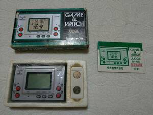 【本体美品】任天堂ゲームウォッチ　緑ジャッジ　箱説付★Nintendo GAME&WATCH JUDGE　IP-05