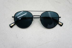 美品 BEAMS ビームス × RAEN OPTICS レイン オプティクス サングラス 51□20-145 黒 123O