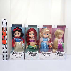 未開封品 Disney Animators' COLLECTION アニメーターズ ドール 4体セット no.4 Snow White Ariel Cinderella Rapunzel ディズニー