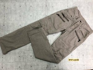 UNIQLO ユニクロ メンズ スリムフィット ジップパンツ グレー W76cm