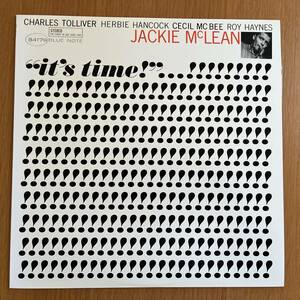 ブルーノート、最後の復刻Jackie McLean It's Time! （Blue Note BST 84179）stereo