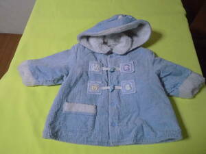 80 light blue duffle coat man woman 