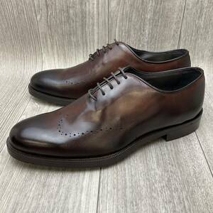 【アウトレット】Orobianco◆ホールカット◆ブラウン◆サイズ43(26.5cm) 紳士革靴 ビジネスシューズ イタリア製ITALY LEGNO43