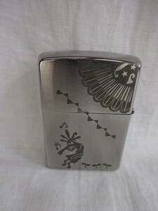 ★☆D-1269 ZIPPO ジッポー オイルライター ココペリ ホピ族 中古品☆★