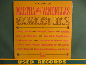 ★ Martha And The Vandellas ： Greatest Hits LP ☆ (( Motown 60's Classics ! / 「Dancing In The Street」、「My Baby Loves Me」収録