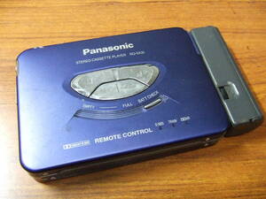g914 Panasonic/パナソニック RQ-SX35 ポータブルカセットプレーヤー 未確認　中古　本体　ジャンク