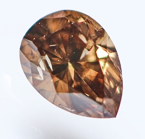 【１００円～】0.473ｃｔ 天然ダイヤ FANCY DEEP BROWN（ナチュラルカラー）I1 PSカット